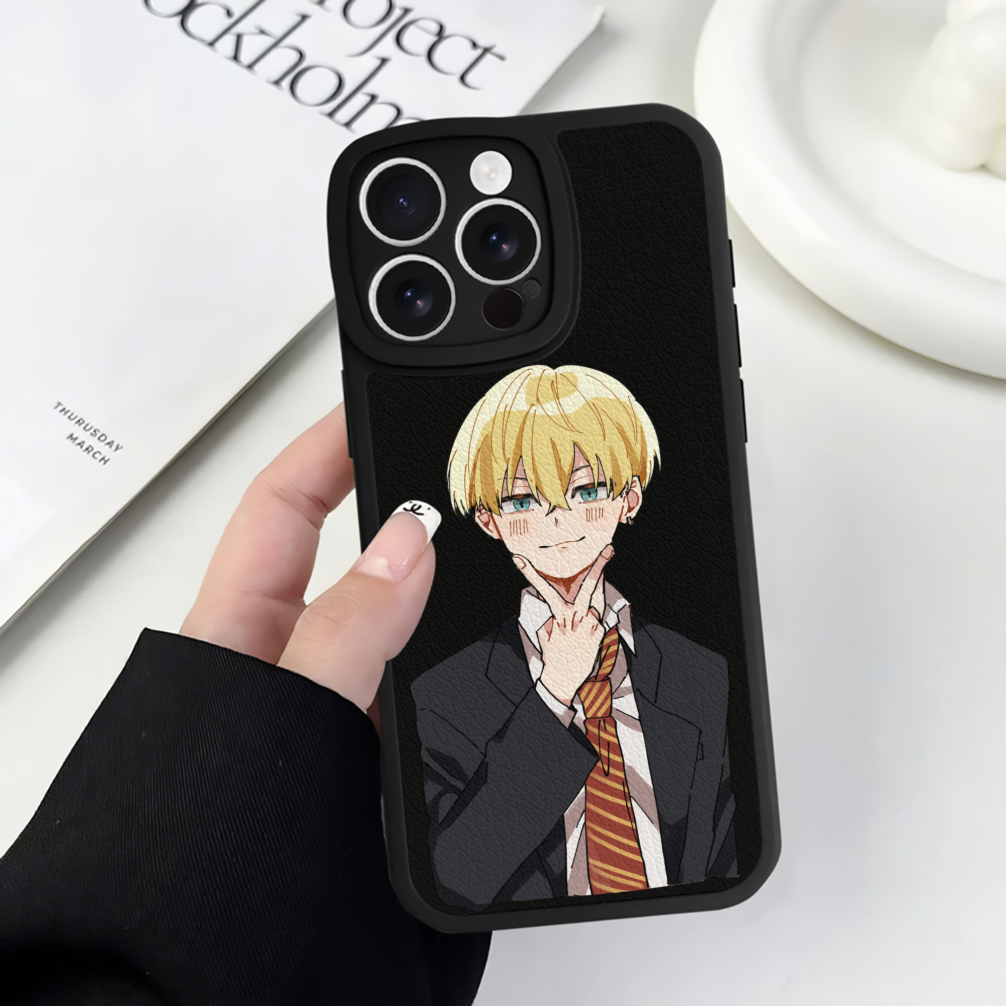 （画像用） 東京リベンジャーズ Tokyo Revengers 【iPhone 16シリーズ対応】シリコンスマホケース（レザー調） 材質：シリコン